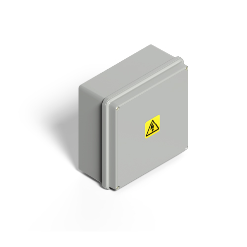 Caja de pase estanca 310x310x110 gris